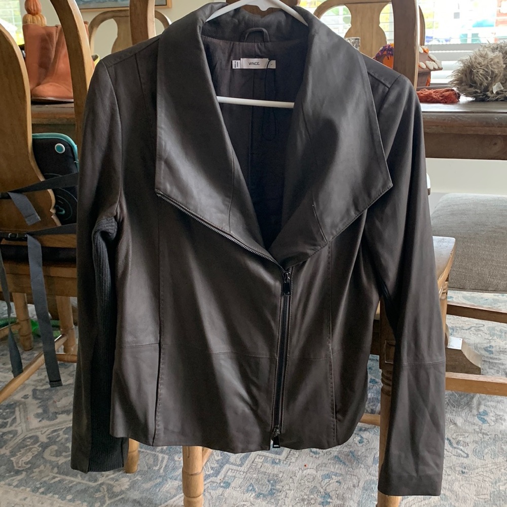 Women’s Vince 100% leather jacket